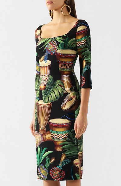 Шелковое платье DOLCE & GABBANA, арт. F6F5PT/FSAZ7, фото 3