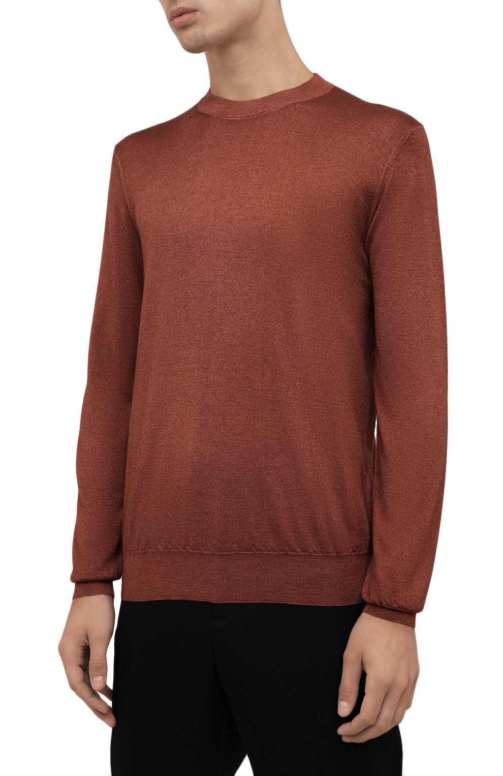 Джемпер кашемира и шелка ZILLI, арт. MBW-DC006-NUAG1/ML01, фото 3