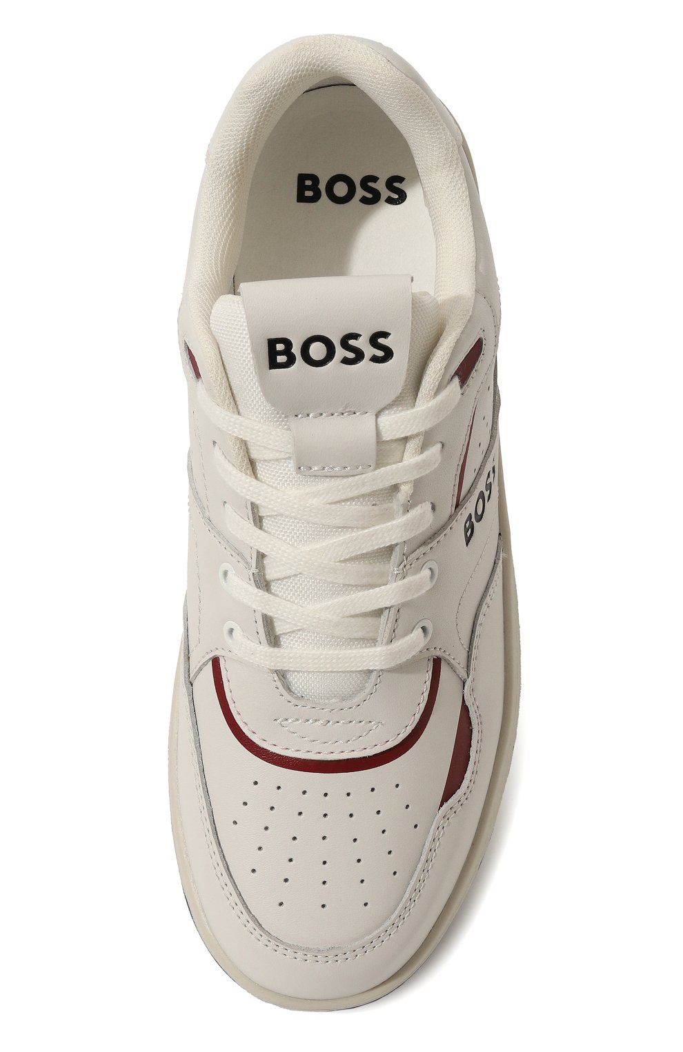 Кожаные кеды BOSS, арт. J51324, фото 4