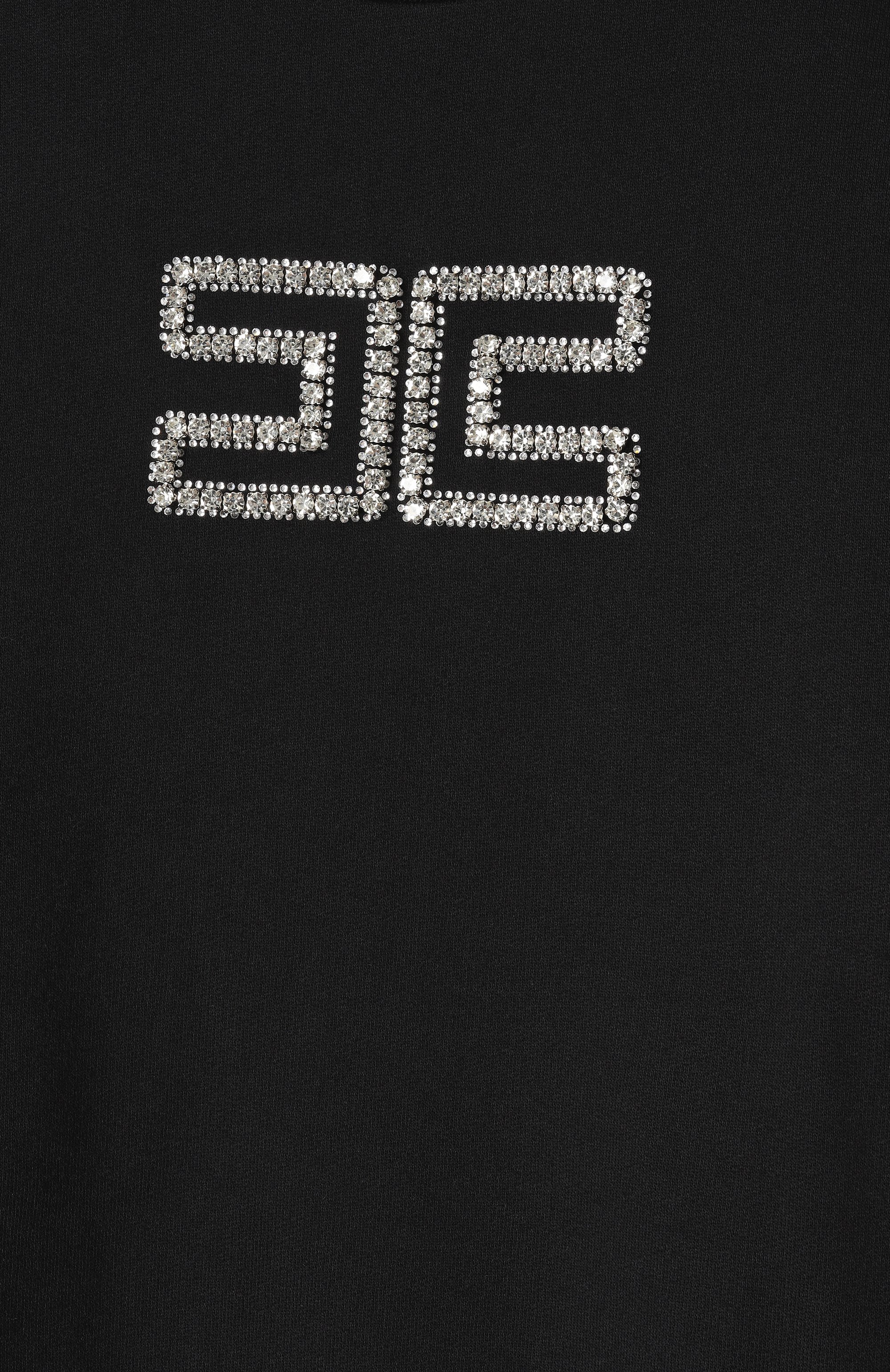 Хлопковый свитшот ELISABETTA FRANCHI LA MIA BAMBINA, арт. EFFE1490/FF002/10A-12A+, фото 3