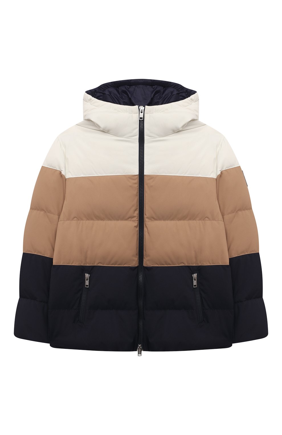 Пуховая куртка BRUNELLO CUCINELLI синего цвета по цене 117000 руб., арт. BM459J309C, фото 1 Пуховая куртка BRUNELLO CUCINELLI, арт. BM459J309C, фото 1