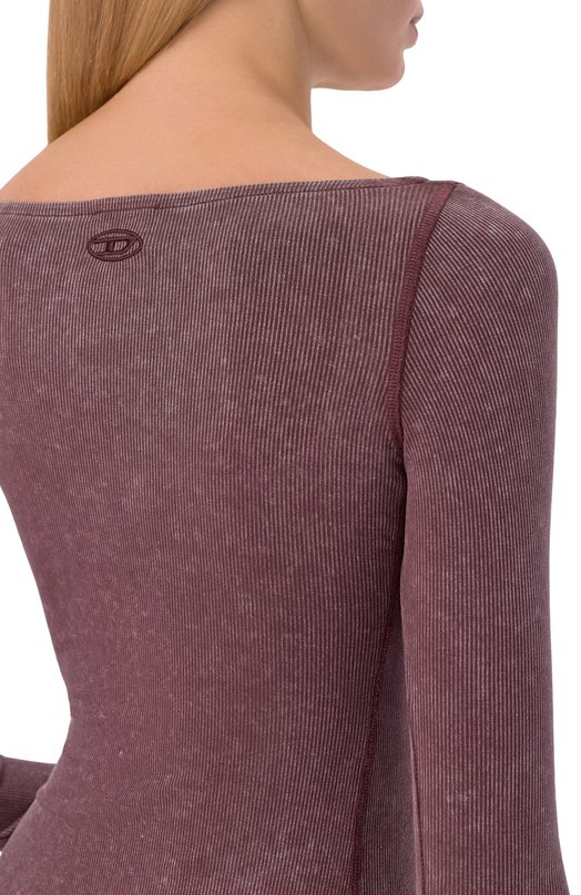 Платье из вискозы Diesel A20963/0DCCQ Коричневый  A20963/0DCCQ Фото 4