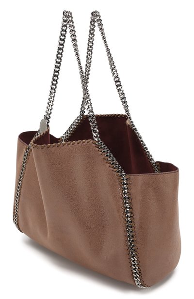 Сумка-тоут falabella STELLA MCCARTNEY коричневого цвета по цене 103500 руб., арт. 507185/W8187, фото 4 Сумка-тоут falabella STELLA MCCARTNEY, арт. 507185/W8187, фото 4