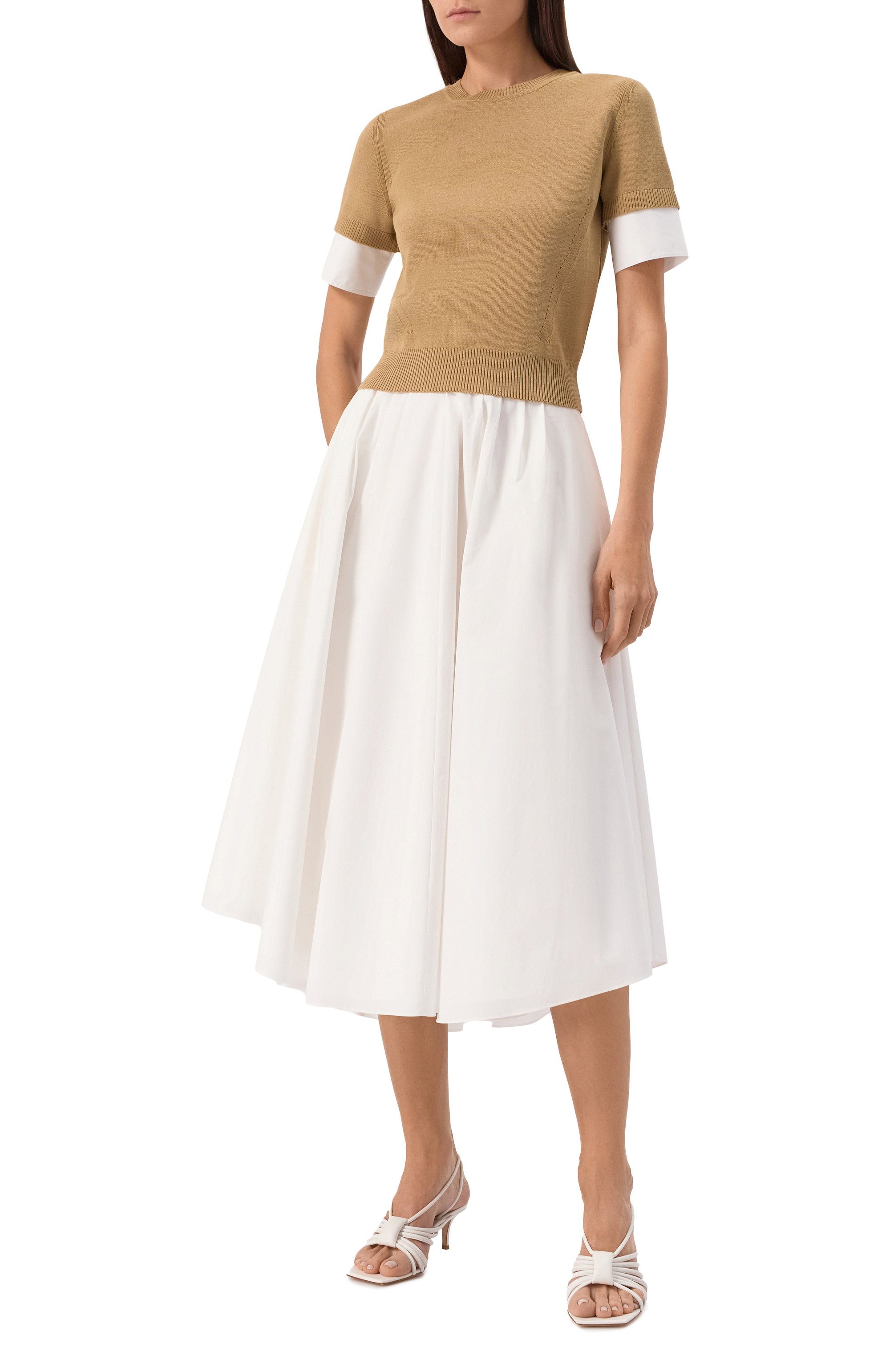 Пуловер JUUN.J бежевого цвета по цене 49950 руб., арт. JW5451W01/A, фото 2 Пуловер JUUN.J, арт. JW5451W01/A, фото 2