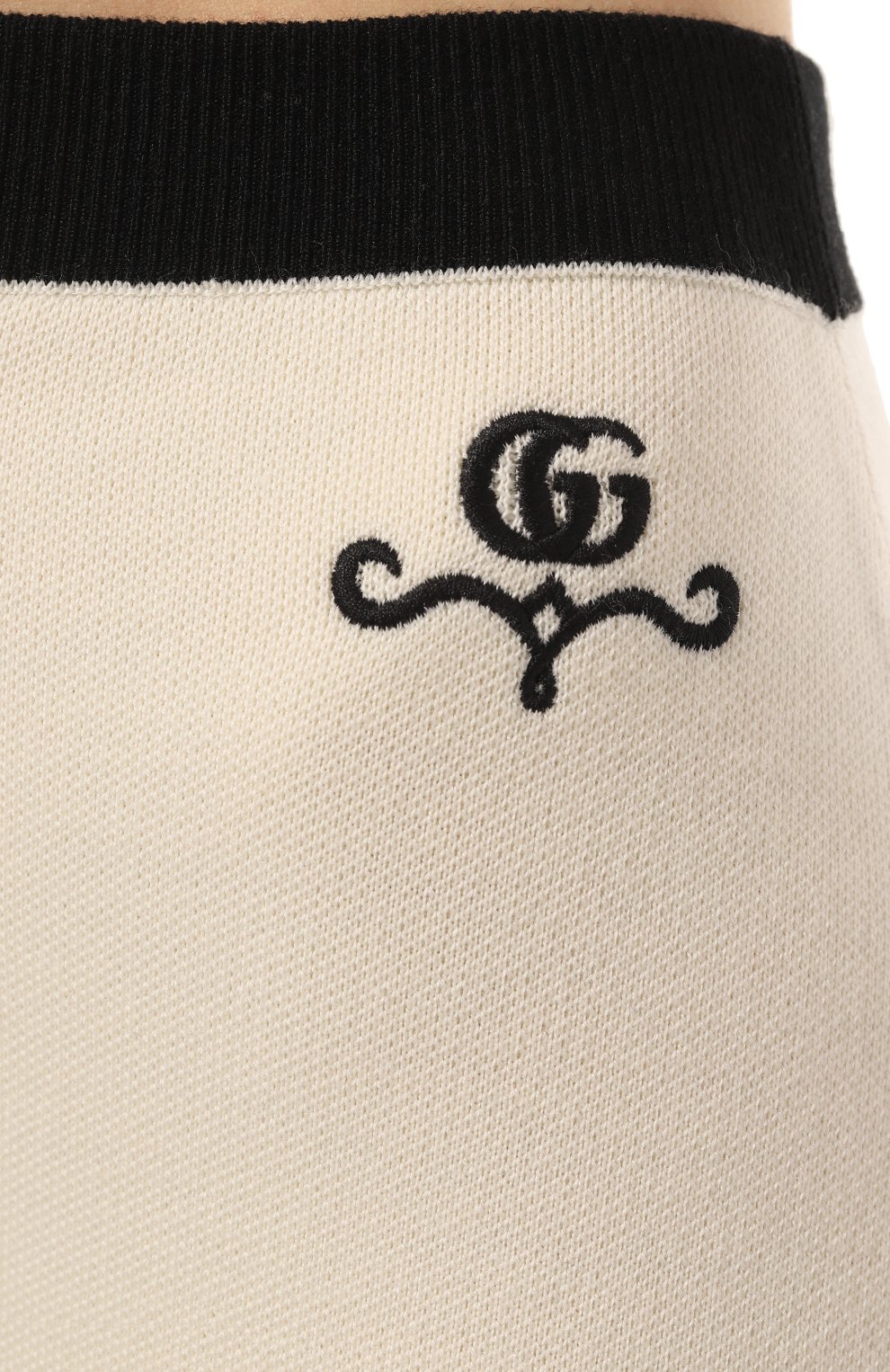 Шерстяная юбка GUCCI кремового цвета по цене 122400 руб., арт. 681310 XKB7S, фото 5 Шерстяная юбка GUCCI, арт. 681310 XKB7S, фото 5