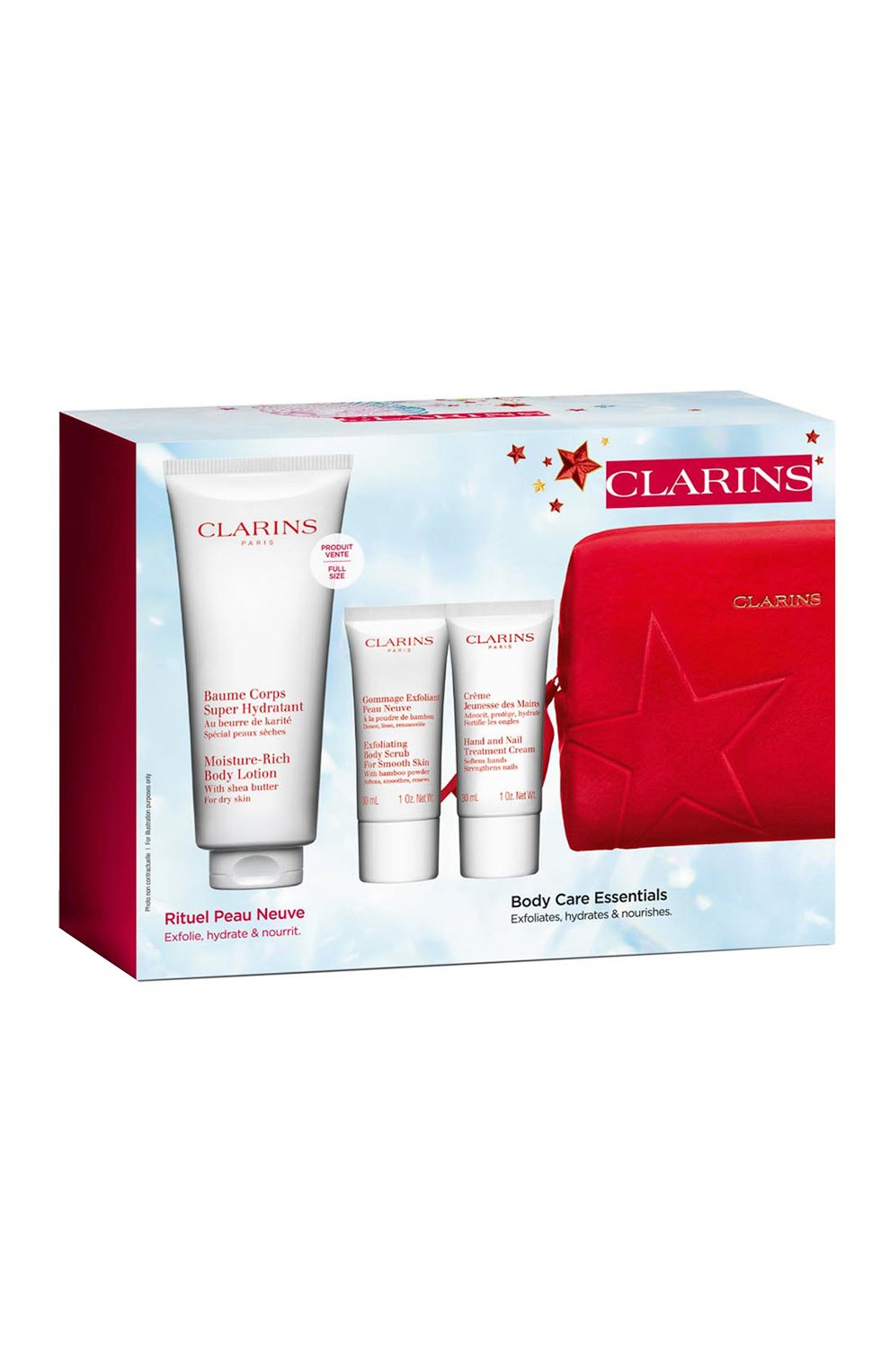 Набор в косметичке body care essentials (200+2x30ml) CLARINS, арт. 80112636, фото 4
