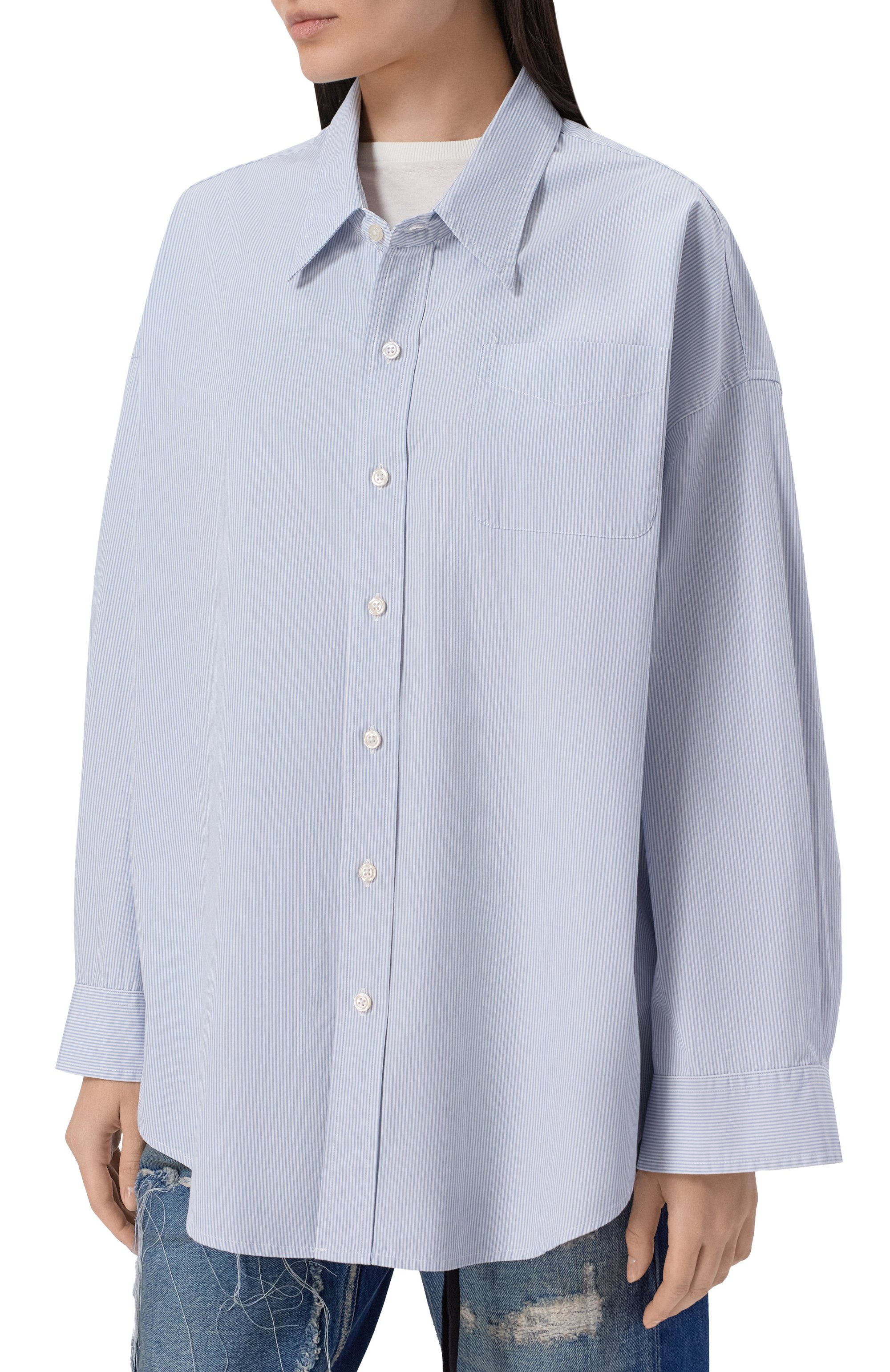 Хлопковая рубашка R13, арт. R13W7469-302, фото 3