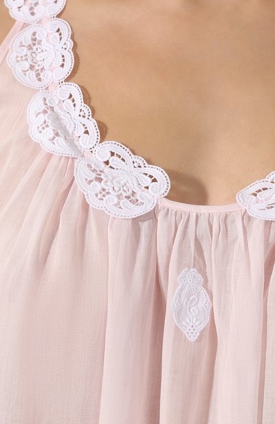 Хлопковая сорочка CELESTINE розового цвета по цене 24850 руб., арт. 30002535/ELLA-1 BD, фото 5 Хлопковая сорочка CELESTINE, арт. 30002535/ELLA-1 BD, фото 5