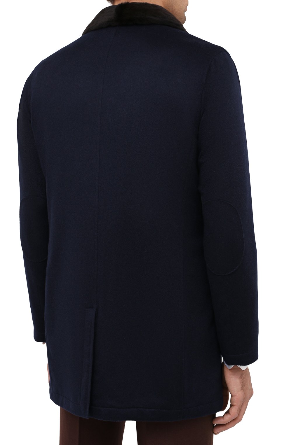 Кашемировое пальто с подкладкой из ласки KITON, арт. UW0480MV03R70, фото 4