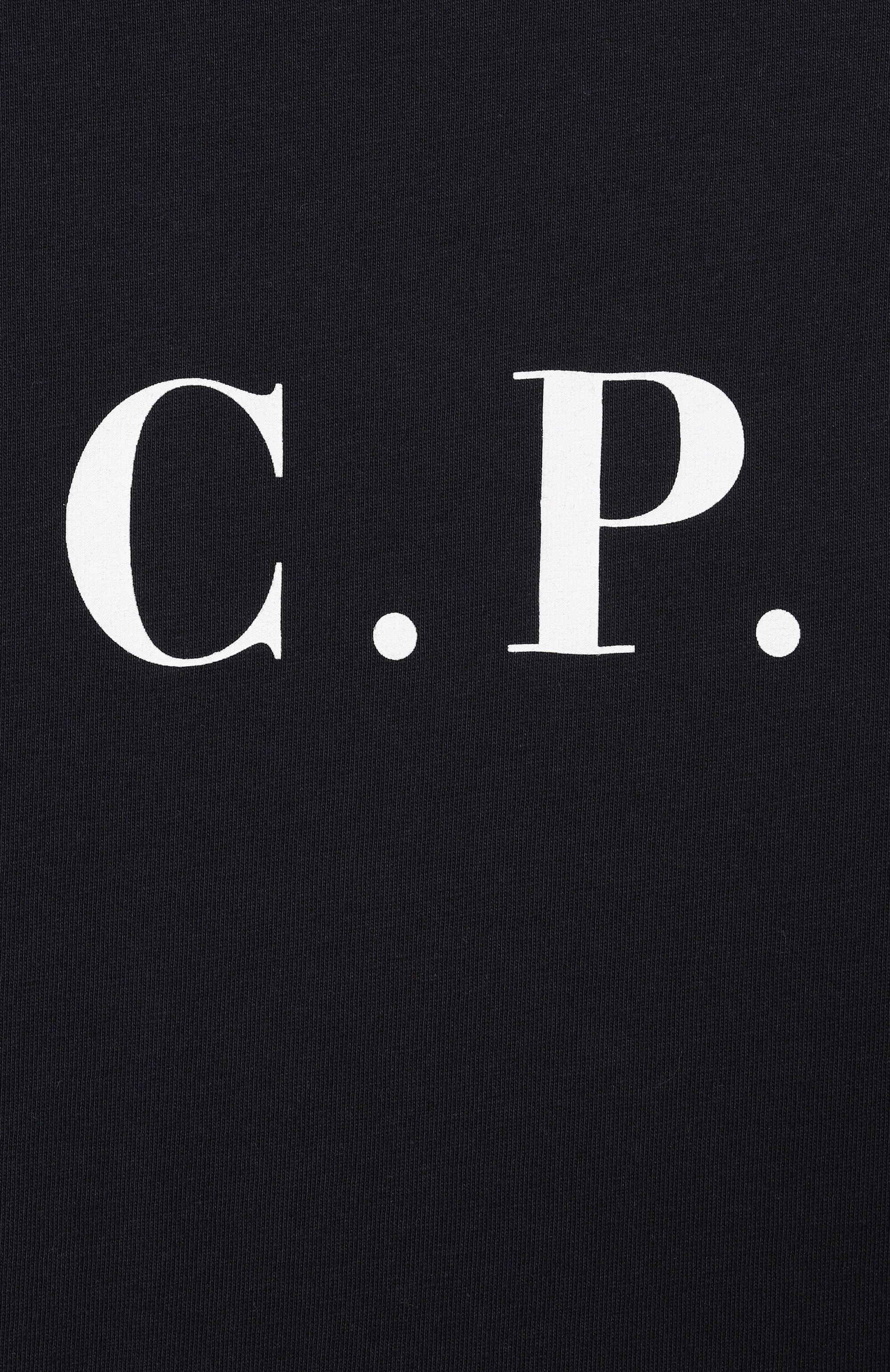 Хлопковая футболка C.P. COMPANY, арт. C0M00L/LAA17/10-14, фото 3