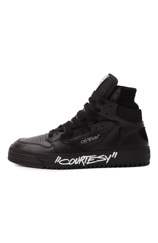 Кожаные кеды 3.0 Off Court Courtesy Off-White 0MIA065C99LEA007 Чёрный  0MIA065C99LEA007 Фото 4