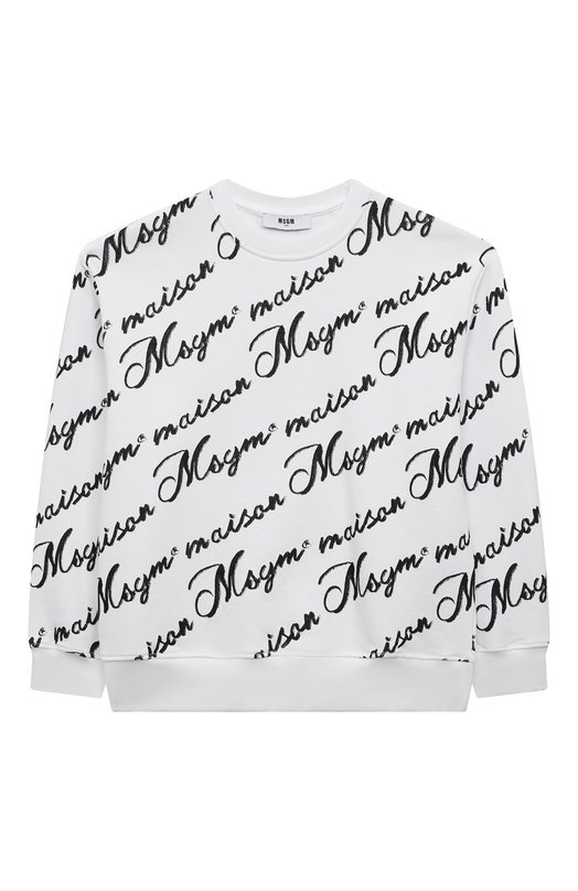 Хлопковый свитшот MSGM kids