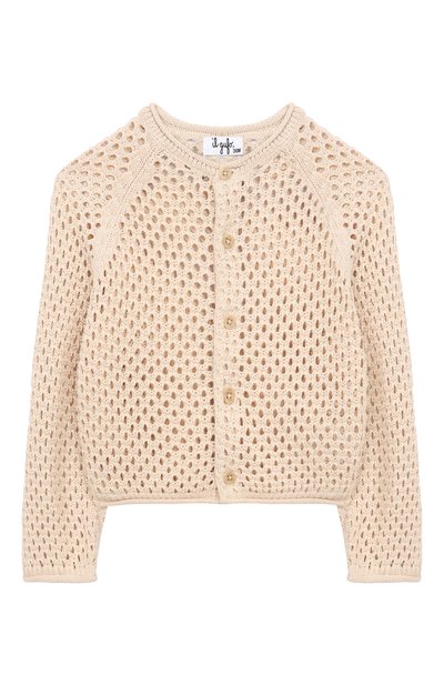 Хлопковый кардиган IL GUFO, арт. P25GF440EM109/2A-4A, фото 1