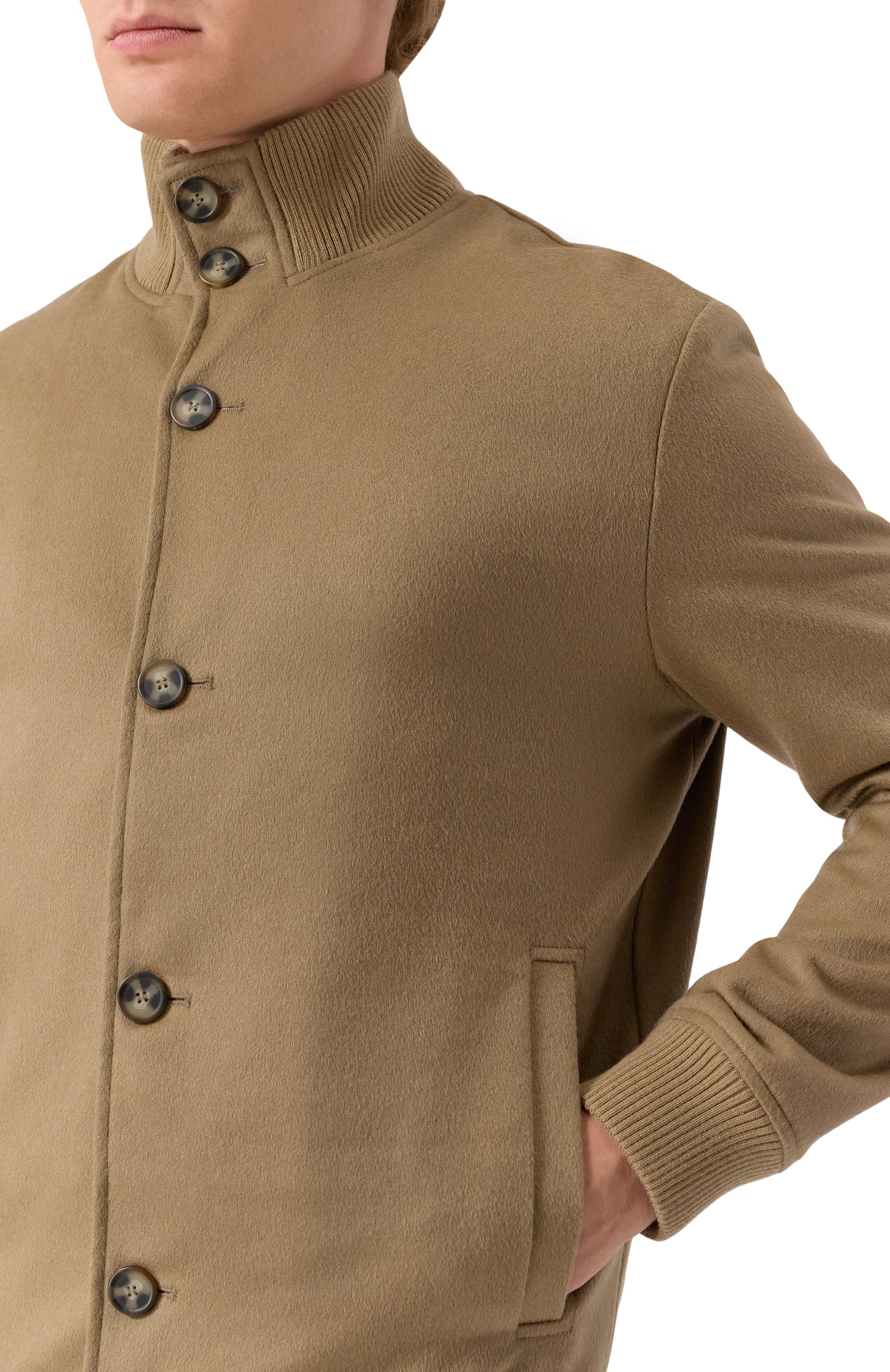 Шерстяной бомбер 12 STOREEZ, арт. 128573, фото 5