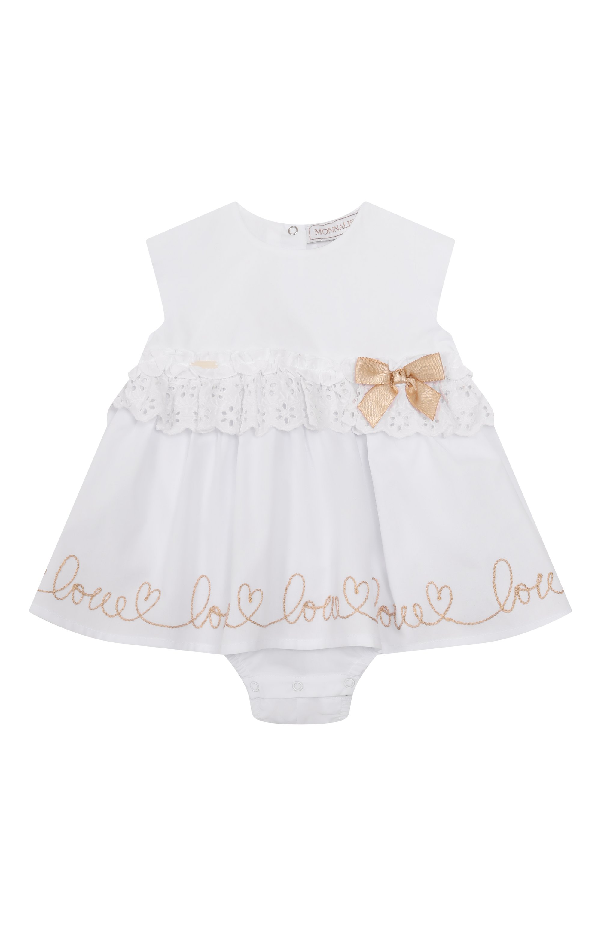 Хлопковое боди MONNALISA, арт. 35E208, фото 1