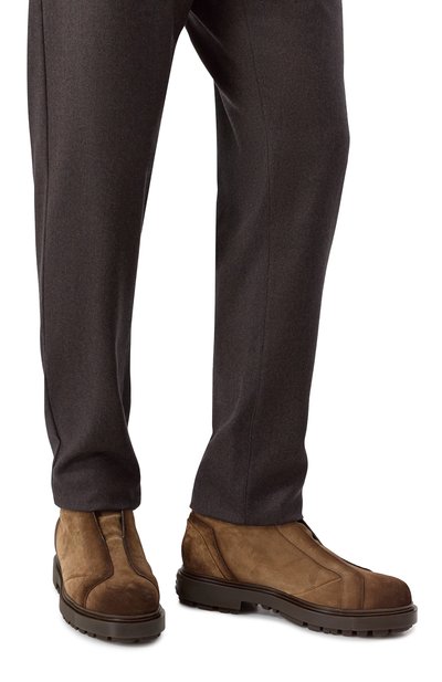 Замшевые ботинки st. moritz SANTONI, арт. MGSG18972DARAGEX, фото 3