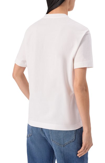 Хлопковая футболка BRUNELLO CUCINELLI, арт. M0T81EC710, фото 4