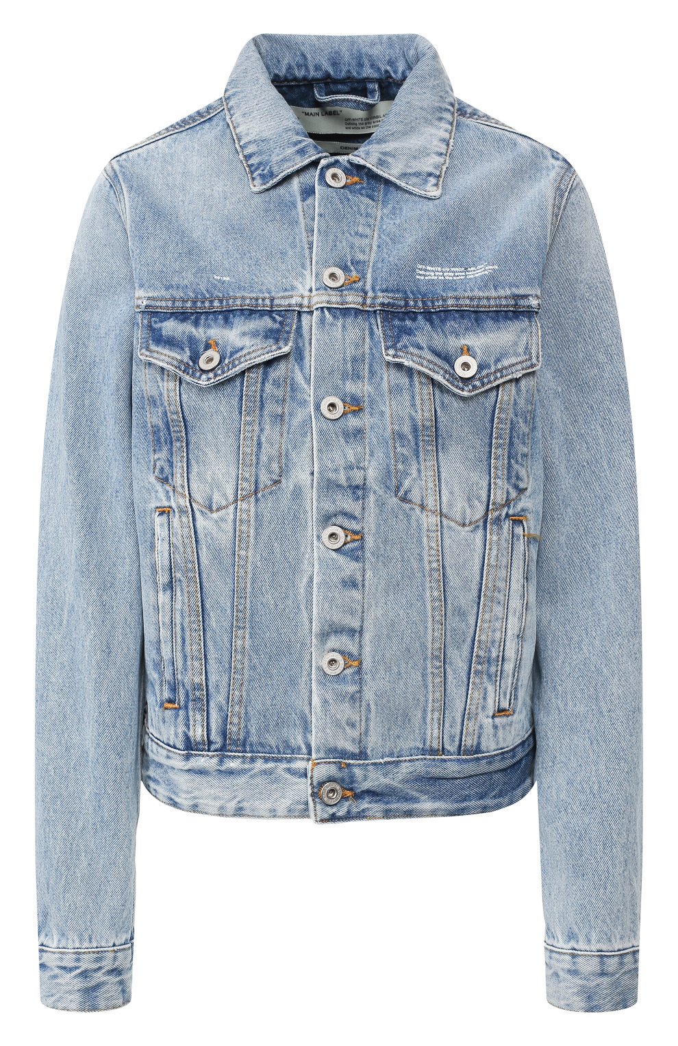 Джинсовая куртка OFF-WHITE, арт. 0WYE012E197730778700, фото 1