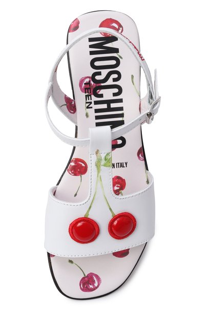 Кожаные сандалии MOSCHINO, арт. 83004/VAR1, фото 4