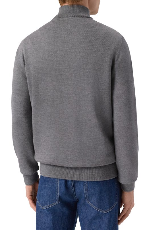 Комбинированный кардиган Zilli KZMC01M0270VTSU00_002 Серый  KZMC01M0270VTSU00_002 Фото 4