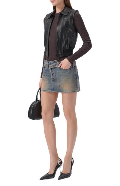 Женский жилет из экокожи DIESEL, арт. A20330/0ALBP