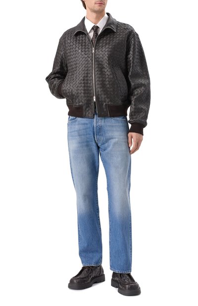 Кожаный бомбер BOTTEGA VENETA, арт. 811525/V2JG0, фото 2