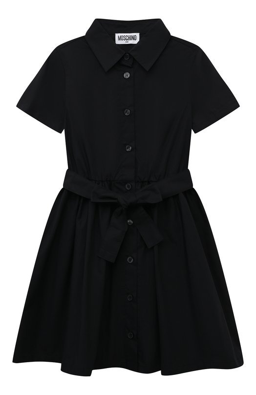 

Хлопковое платье Moschino, Чёрный