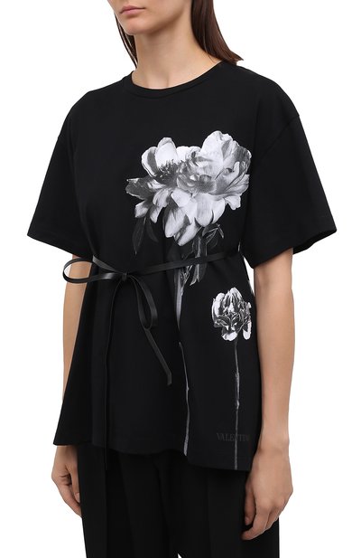 Хлопковая футболка VALENTINO, арт. UB0MG09R5YH, фото 3