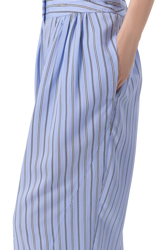Брюки из вискозы Iro WM23ULYSE Голубой  WM23ULYSE Фото 5