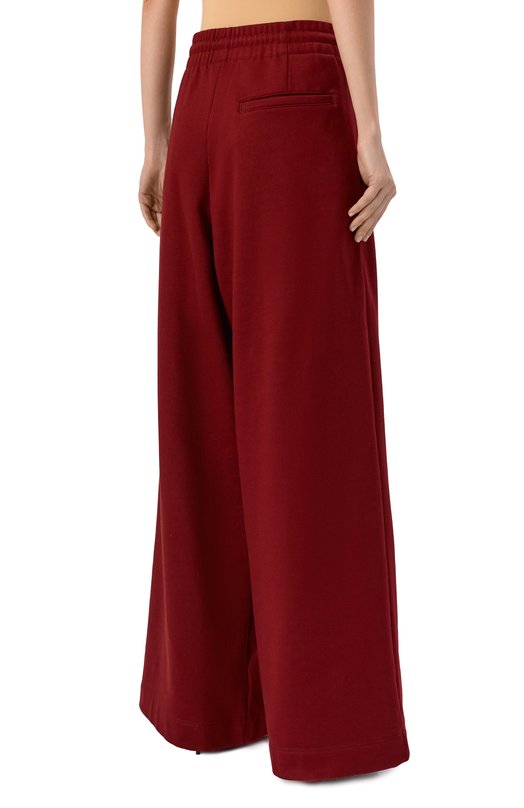 Хлопковые брюки Dries Van Noten 252-011139-2611 Бордовый  252-011139-2611 Фото 4