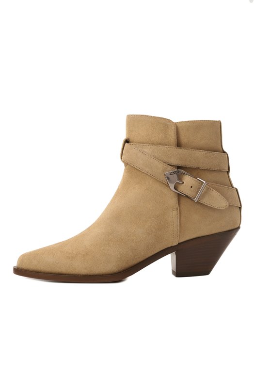 Замшевые ботильоны Deivy Isabel Marant B00181FA/C1A03S Бежевый  B00181FA/C1A03S Фото 4