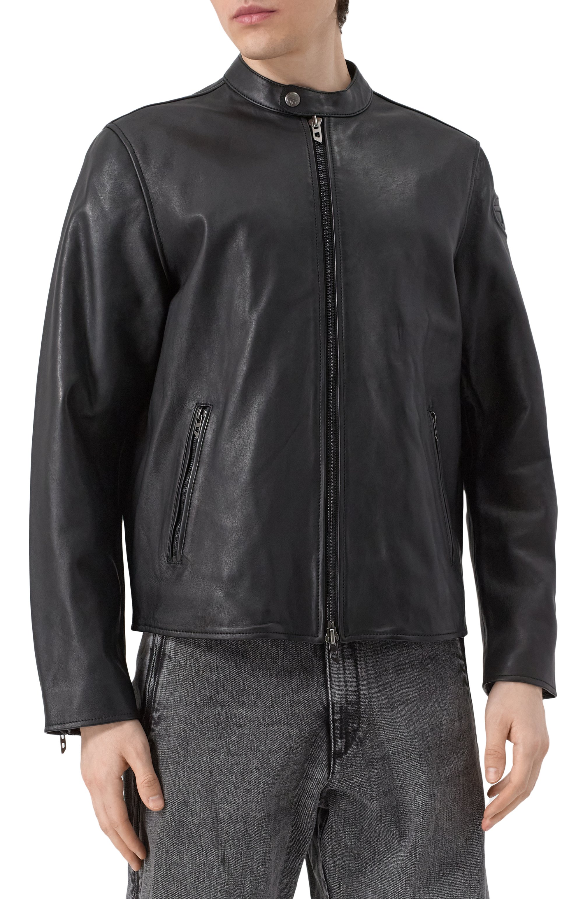 Кожаная куртка DIESEL, арт. A14436/0AJIR, фото 3