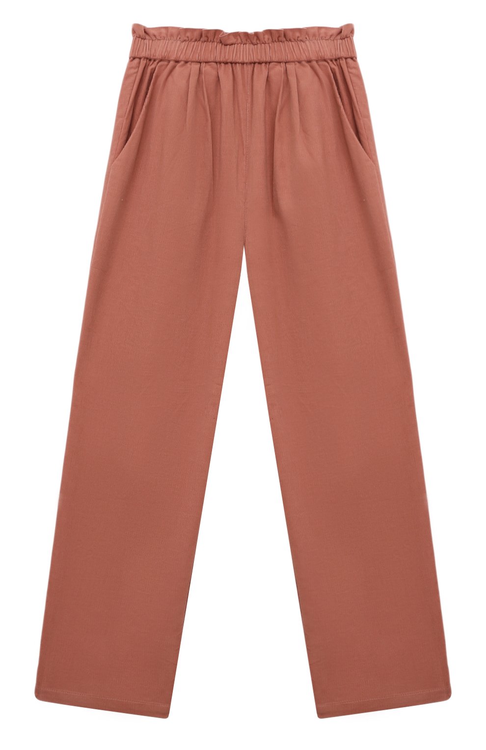 Вельветовые брюки C`ERA UNA VOLTA темно-розового цвета по цене 9950 руб., арт. AW24PA03704, фото 1 Вельветовые брюки C`ERA UNA VOLTA, арт. AW24PA03704, фото 1