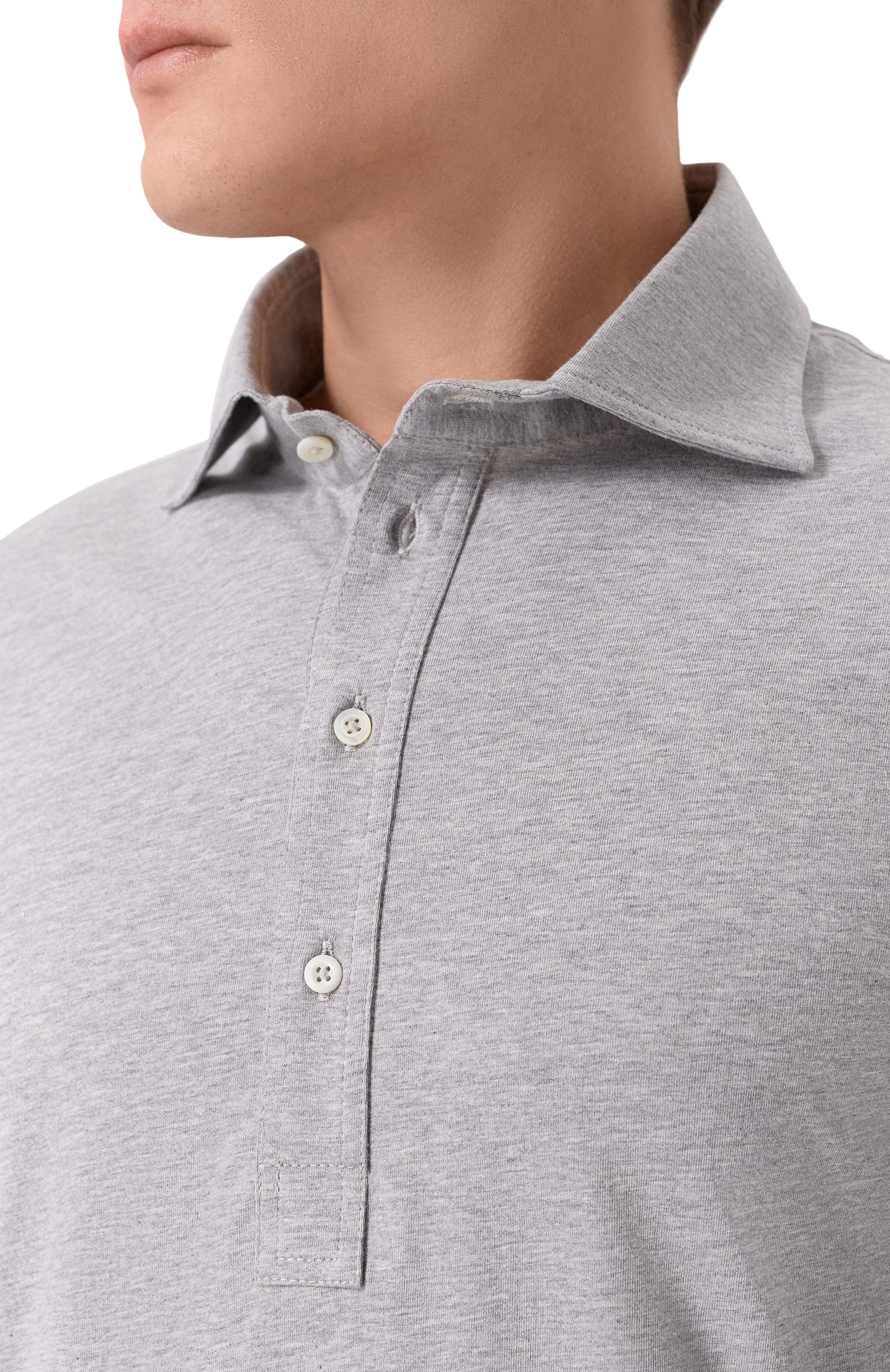 Хлопковое поло BRUNELLO CUCINELLI, арт. M0B133914, фото 5