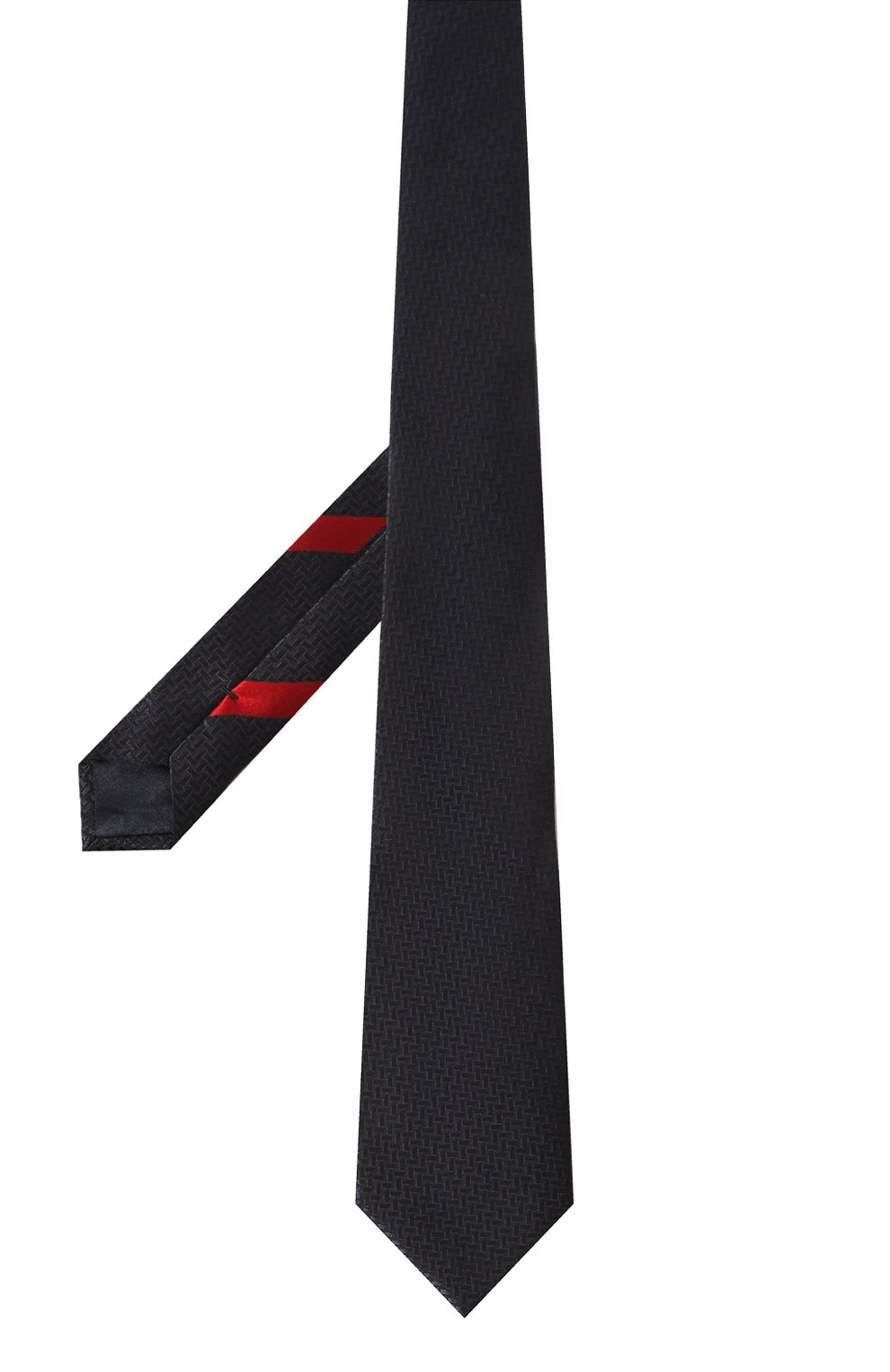 Шелковый галстук GIORGIO ARMANI черного цвета по цене 21500 руб., арт. 360054/3R903, фото 3 Шелковый галстук GIORGIO ARMANI, арт. 360054/3R903, фото 3