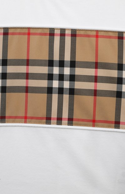 Хлопковая футболка BURBERRY, арт. 8064810, фото 3