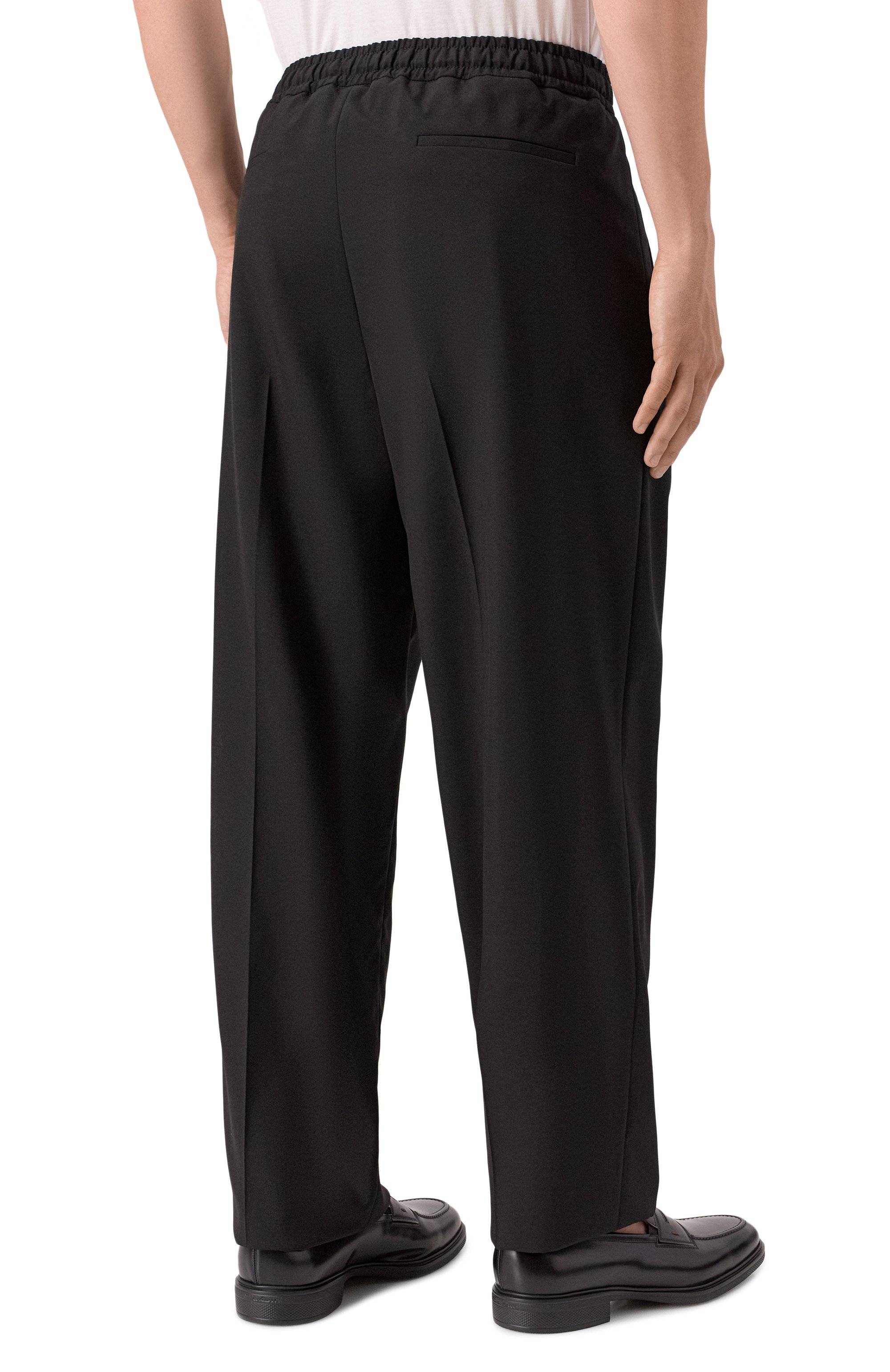 Шерстяные брюки VALENTINO, арт. 7V3RBN31/AV5, фото 4