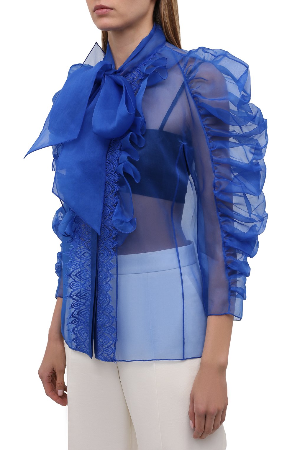 Шелковая блузка ZUHAIR MURAD, арт. SHS21308/0RSI004, фото 3