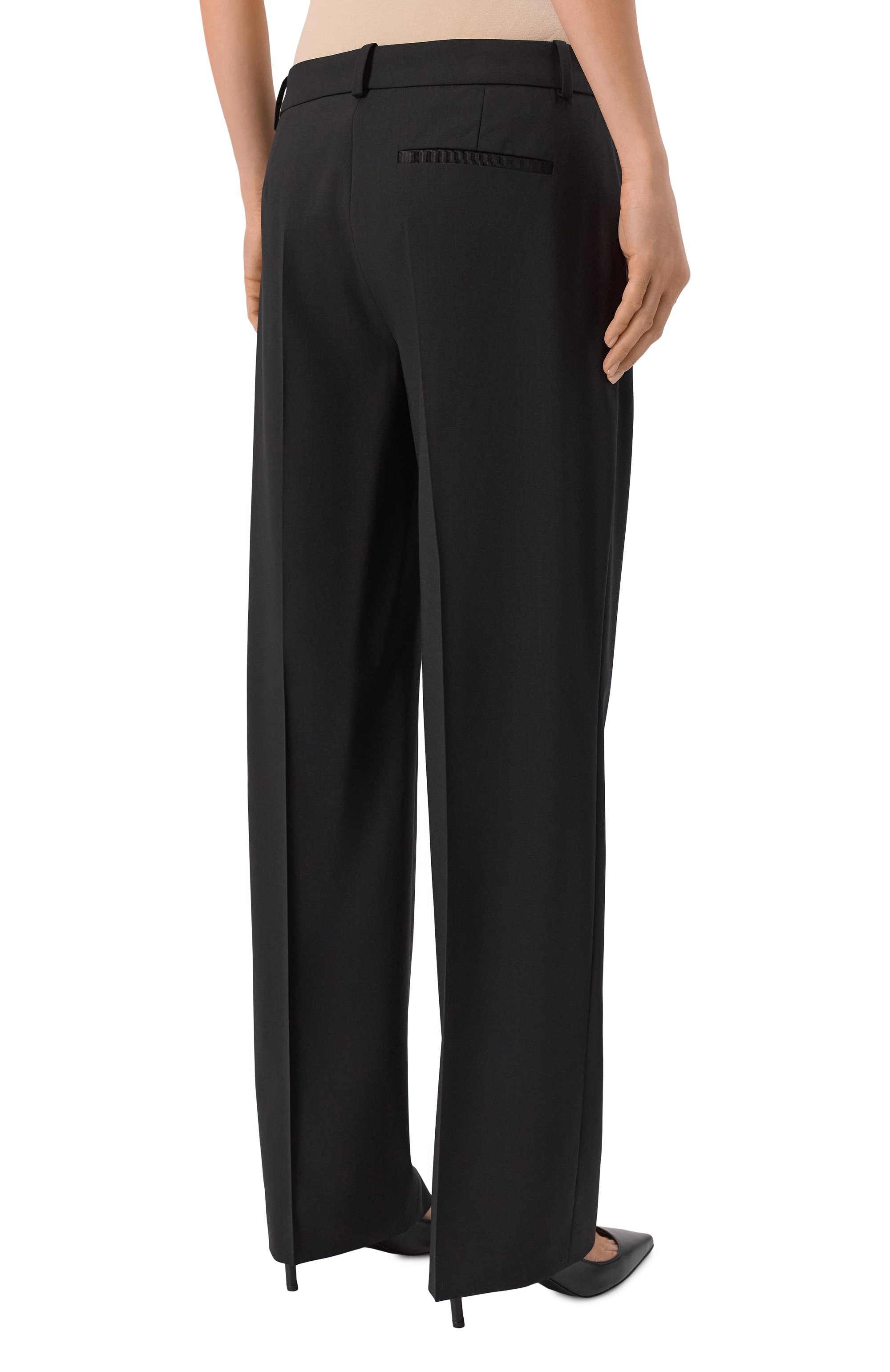 Шерстяные брюки BOSS, арт. 50546613, фото 4