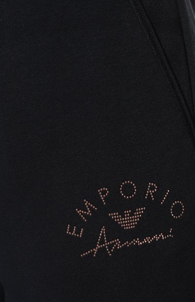 Джоггеры EMPORIO ARMANI темно-синего цвета по цене 7995 руб., арт. 164611/2F256, фото 5 Джоггеры EMPORIO ARMANI, арт. 164611/2F256, фото 5