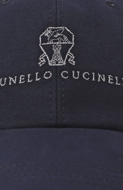 Хлопковая бейсболка BRUNELLO CUCINELLI, арт. M252D9850, фото 4
