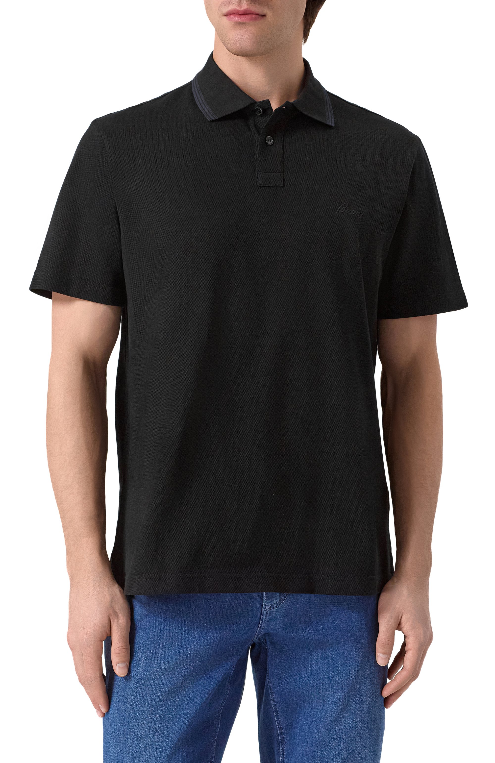 Хлопковое поло BRIONI, арт. UJTA0L/PA627, фото 3