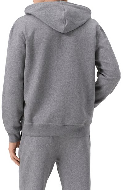 Толстовка из хлопка и кашемира BRUNELLO CUCINELLI, арт. MM8319069G, фото 4