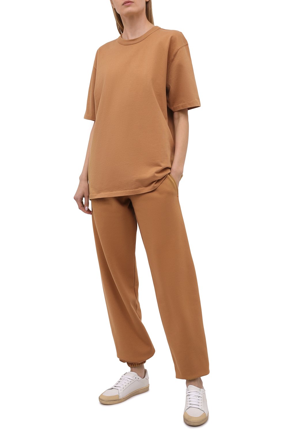 Хлопковая футболка HERON PRESTON FOR CALVIN KLEIN коричневого цвета по цене 12100 руб., арт. K10K108252, фото 2 Хлопковая футболка HERON PRESTON FOR CALVIN KLEIN, арт. K10K108252, фото 2