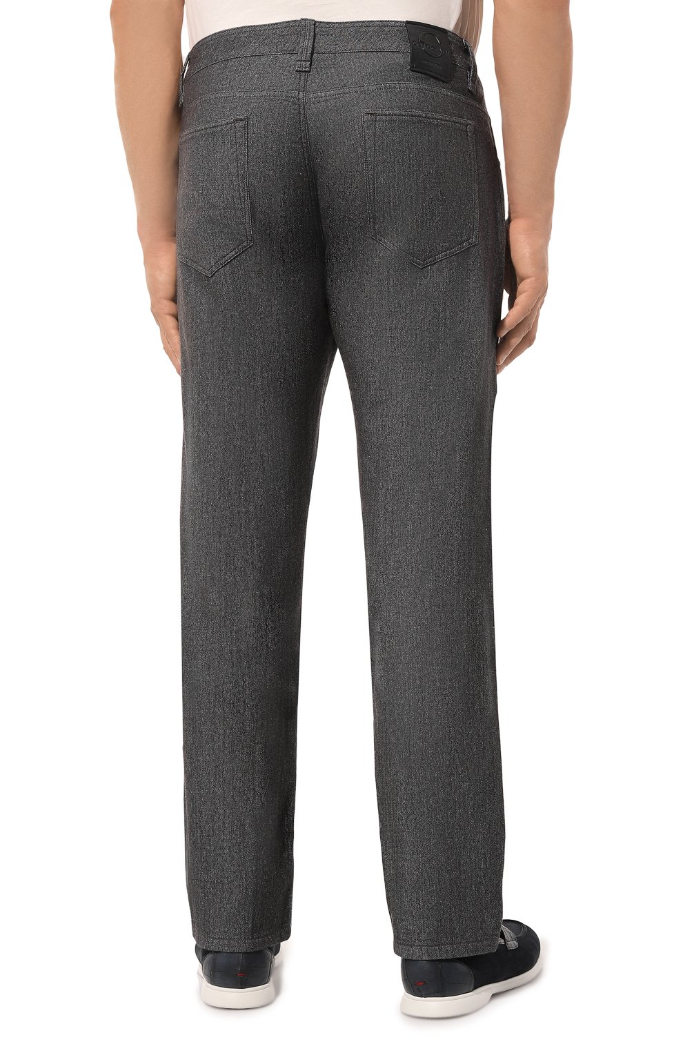 Джинсы CORTIGIANI темно-серого цвета по цене 73300 руб., арт. 1A3530, фото 4 Джинсы CORTIGIANI, арт. 1A3530, фото 4