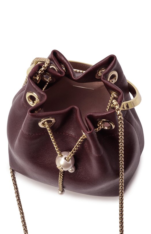 Сумка Bon Bon Jimmy Choo B0NB0NTYT Бордовый  B0NB0NTYT Фото 5