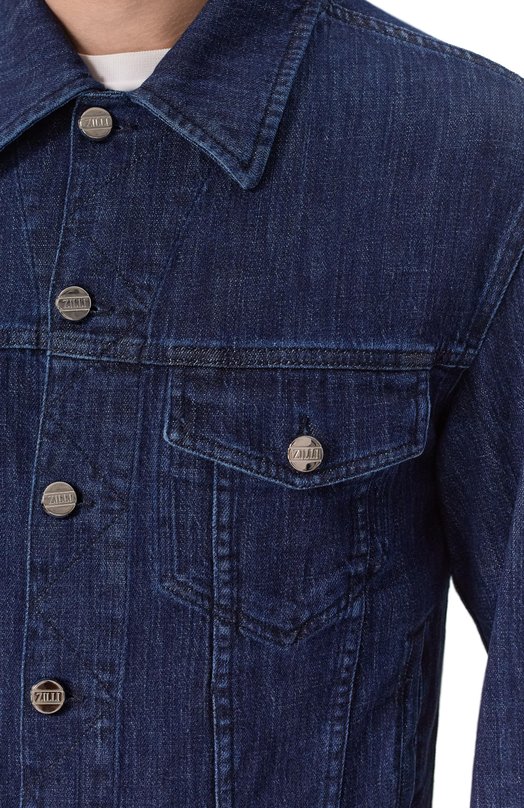 Джинсовая куртка Zilli JPKB01M012522004M_68 Синий  JPKB01M012522004M_68 Фото 5