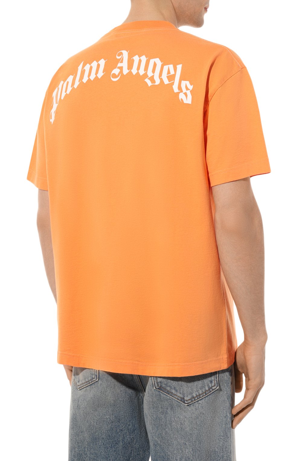 Хлопковая футболка PALM ANGELS, арт. PMAA001C99JER0142260, фото 4