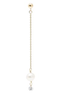 Серьга PERSEE PARIS бесцветного цвета по цене 143000 руб., арт. E69577-YG, фото 1 Серьга PERSEE PARIS, арт. E69577-YG, фото 1