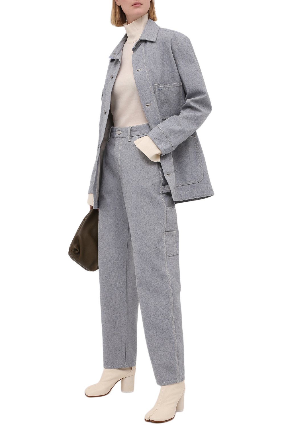 Кожаные ботильоны tabi MAISON MARGIELA, арт. S58WU0260/P3753, фото 2